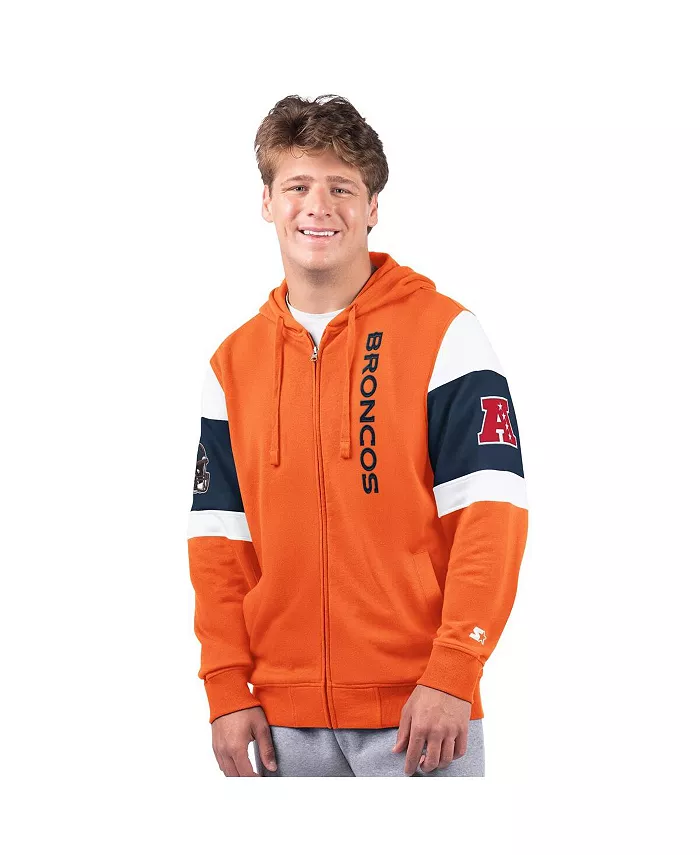 Мужская оранжевая толстовка с молнией Denver Broncos Extreme Full-Zip Starter
Мужская оранжевая толстовка с молнией Denver Broncos Extreme Full-Zip Starter