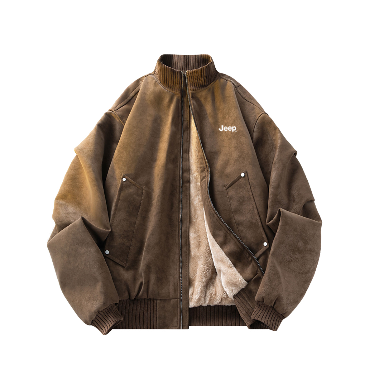 Куртка Unisex Stand Collar Fleece lined Jeep, coffee (thickened and fleece-lined)
Куртка Unisex Stand Collar Fleece lined Jeep, coffee (thickened and fleece-lined)