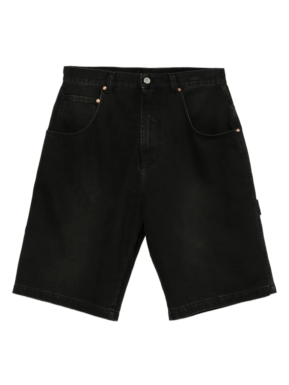 Джинсовые шорты с эффектом потертости VETEMENTS, черный
Джинсовые шорты с эффектом потертости VETEMENTS, черный