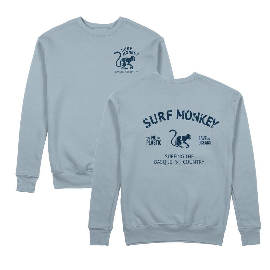 SURF MONKEY Толстовка с круглым вырезом Спасите океан (цвет морской волны)
SURF MONKEY Толстовка с круглым вырезом Спасите океан (цвет морской волны)