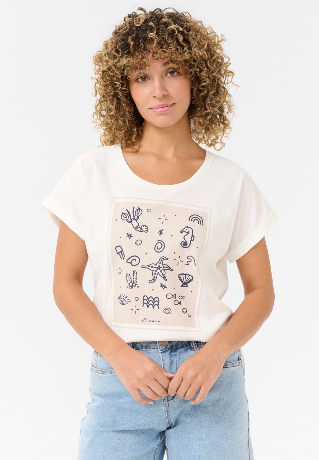 Футболка с принтом CRJUKA Cream, белый
Футболка с принтом CRJUKA Cream, белый