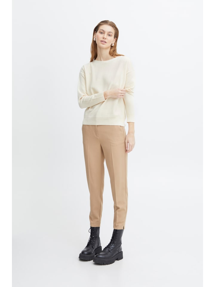 ICHI Вязаный свитер свободного кроя IHALPA в цвете Sandshell
ICHI Вязаный свитер свободного кроя IHALPA в цвете Sandshell