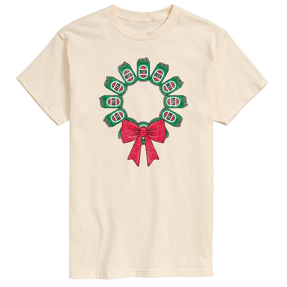 Мужская футболка с рисунком «Рождественский венок в виде пива» Licensed Character, цвет Cream
Мужская футболка с рисунком «Рождественский венок в виде пива» Licensed Character, цвет Cream