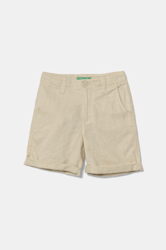 Льняные детские шорты United Colors Of Benetton, бежевый
Льняные детские шорты United Colors Of Benetton, бежевый