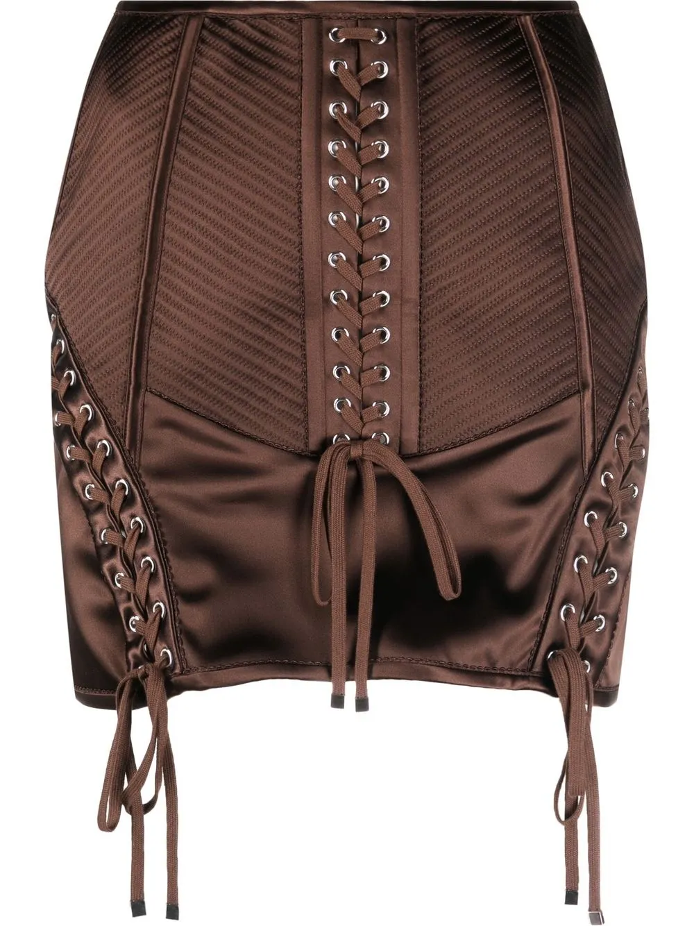 Юбка мини со шнуровкой DOLCE & GABBANA, коричневый
Юбка мини со шнуровкой DOLCE & GABBANA, коричневый