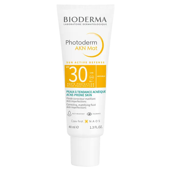 Крем для жирной, комбинированной и проблемной кожи с угревой сыпью с spf30, 40 мл Bioderma Photoderm akn mat
Крем для жирной, комбинированной и проблемной кожи с угревой сыпью с spf30, 40 мл Bioderma Photoderm akn mat