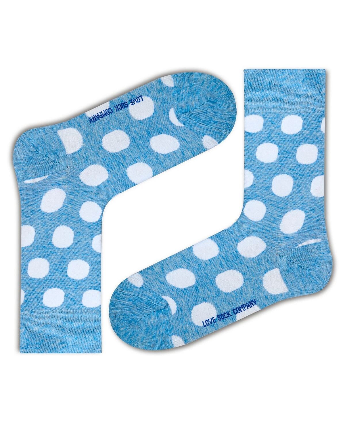 Носки для экипажа в горошек из органического хлопка в большой горошек Love Sock Company, синий
Носки для экипажа в горошек из органического хлопка в большой горошек Love Sock Company, синий