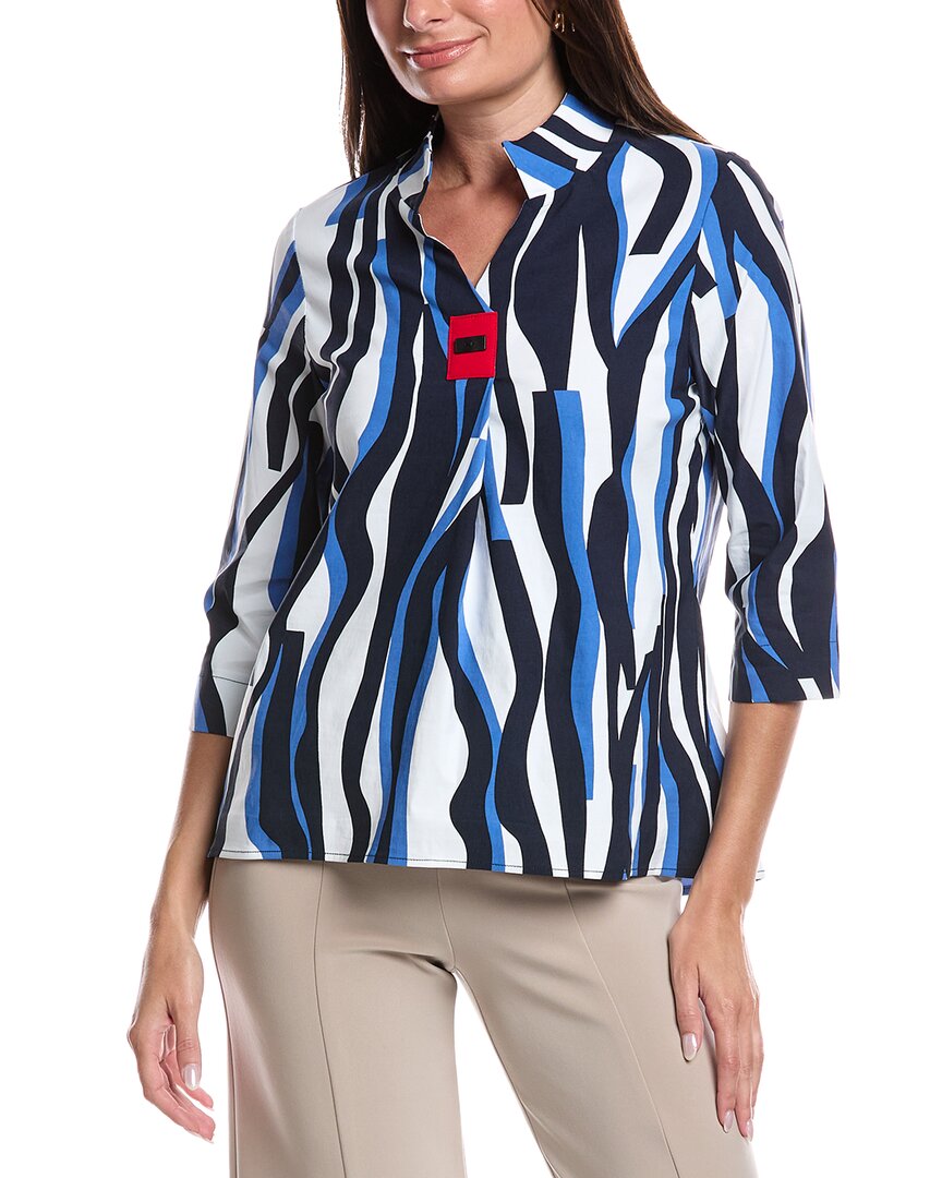 Джозеф Рибкофф Блузка с передними складками Joseph Ribkoff, синий
Джозеф Рибкофф Блузка с передними складками Joseph Ribkoff, синий