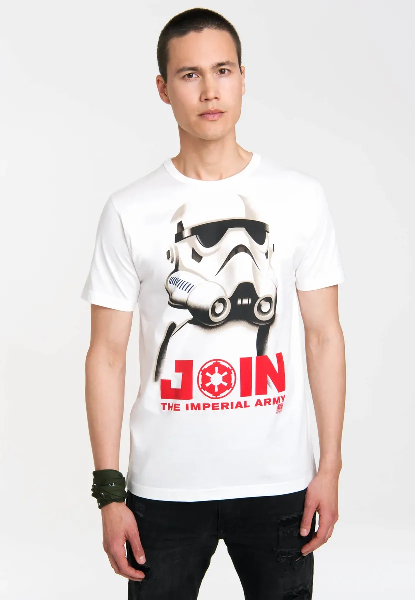 Футболка Logoshirt "Штурмовик — Присоединяйся к Имперской армии" с крупным принтом "Звездные войны", цвет Bunt
Футболка Logoshirt "Штурмовик — Присоединяйся к Имперской армии" с крупным принтом "Звездные войны", цвет Bunt