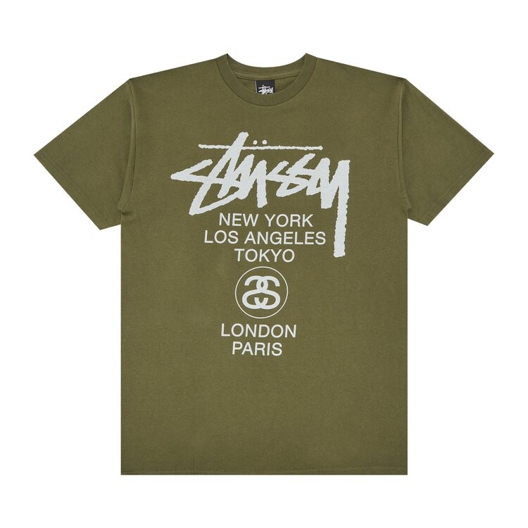 Футболка Stussy World Tour 'Olive', зеленый
Футболка Stussy World Tour 'Olive', зеленый
