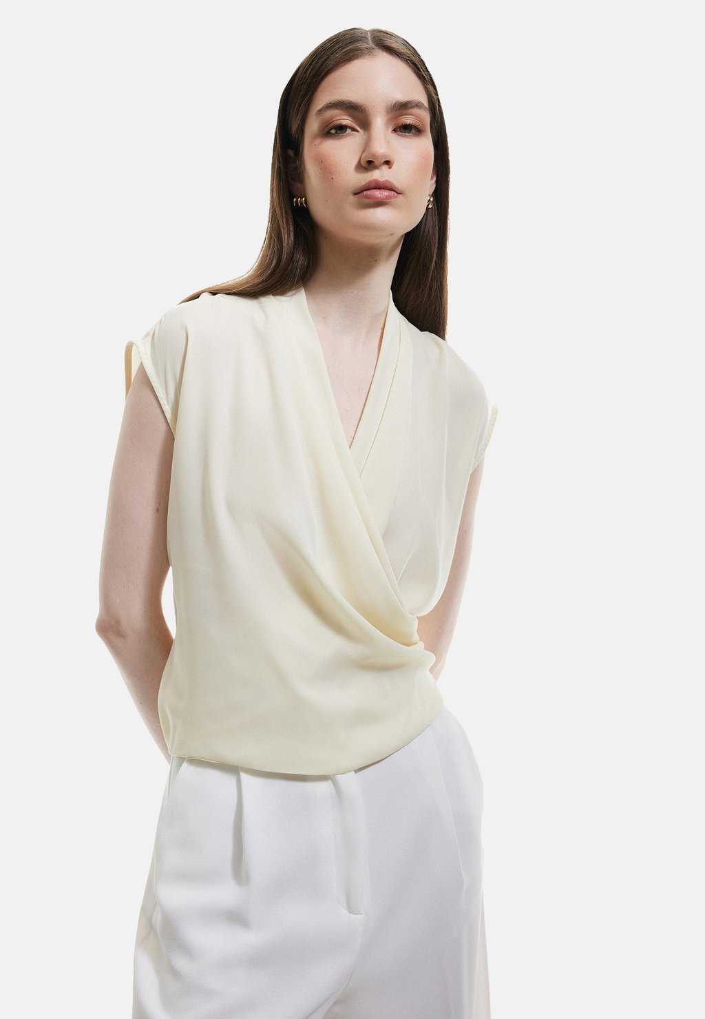 Блуза WRAP Koton, кремовый
Блуза WRAP Koton, кремовый