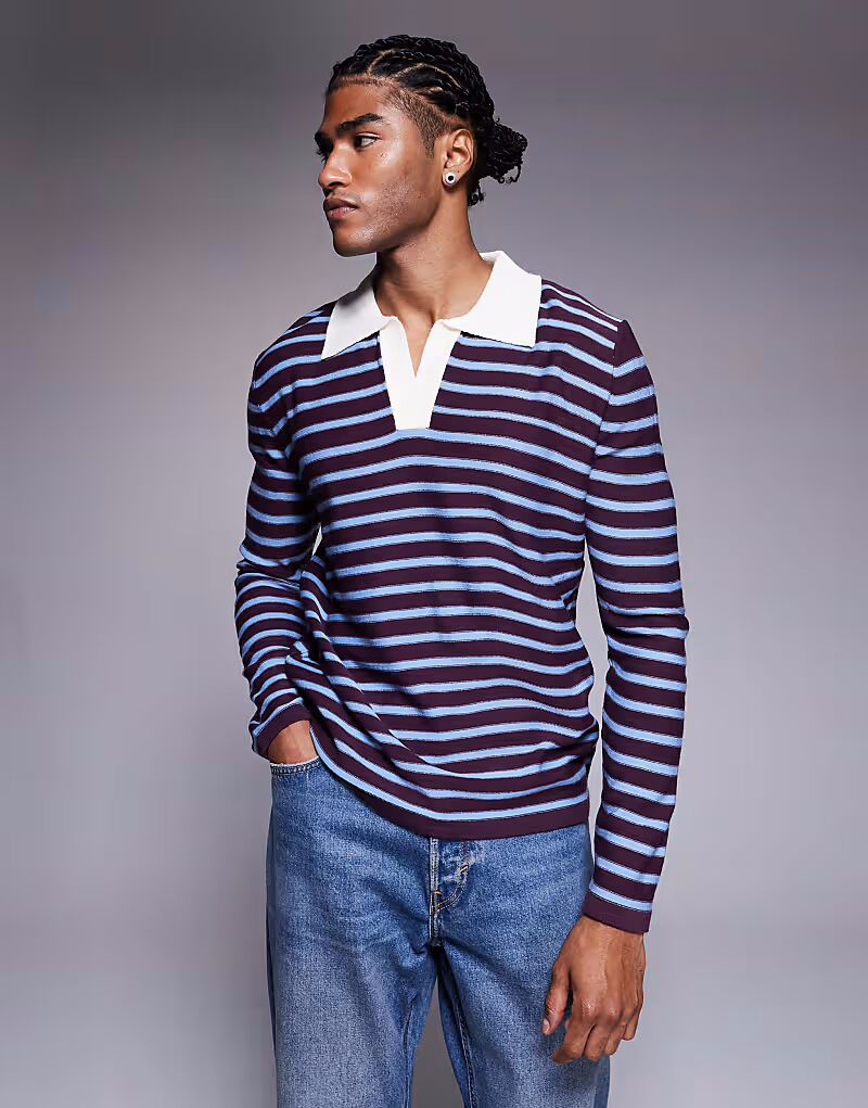 Трикотажное поло с вырезом-стойкой в красную и синюю полоску Asos Design, Красный, Трикотажное поло с вырезом-стойкой в красную и синюю полоску Asos Design
Трикотажное поло с вырезом-стойкой в красную и синюю полоску Asos Design, Красный, Трикотажное поло с вырезом-стойкой в красную и синюю полоску Asos Design