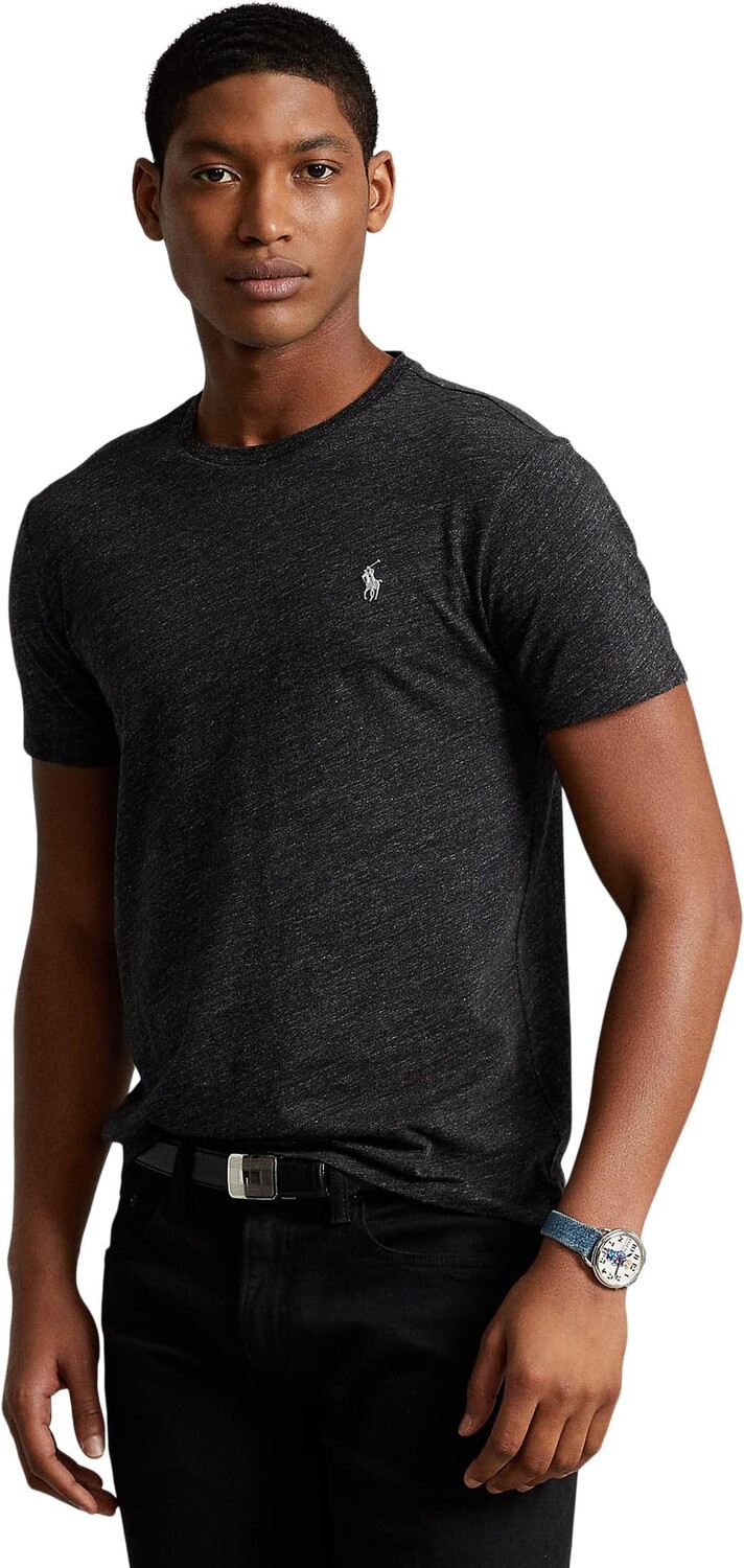 Классическая футболка из джерси с круглым вырезом Polo Ralph Lauren, цвет Black Marl Heather
Классическая футболка из джерси с круглым вырезом Polo Ralph Lauren, цвет Black Marl Heather