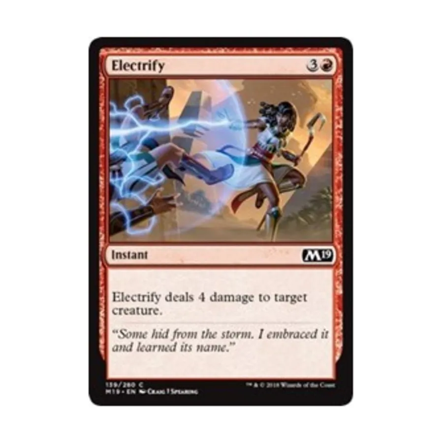 CCG Электрифицировать (С), MTG - Core Set 2019
CCG Электрифицировать (С), MTG - Core Set 2019