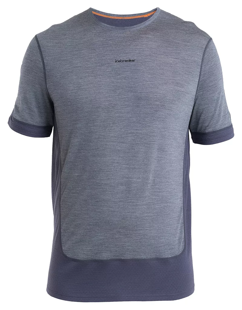 Icebreaker Мужская терморубашка 125 ZoneKnit Merino с короткими рукавами, цвет Graphite/Graphite Heather 
Icebreaker Мужская терморубашка 125 ZoneKnit Merino с короткими рукавами, цвет Graphite/Graphite Heather