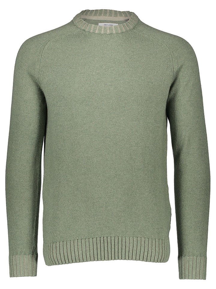 Пуловер ONLY & SONS, зеленый
Пуловер ONLY & SONS, зеленый