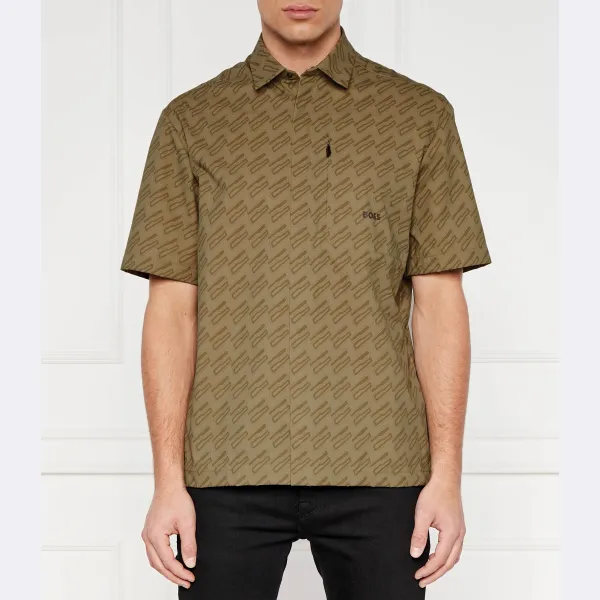 Рубашка Bechno классического кроя Boss, хаки
Рубашка Bechno классического кроя Boss, хаки