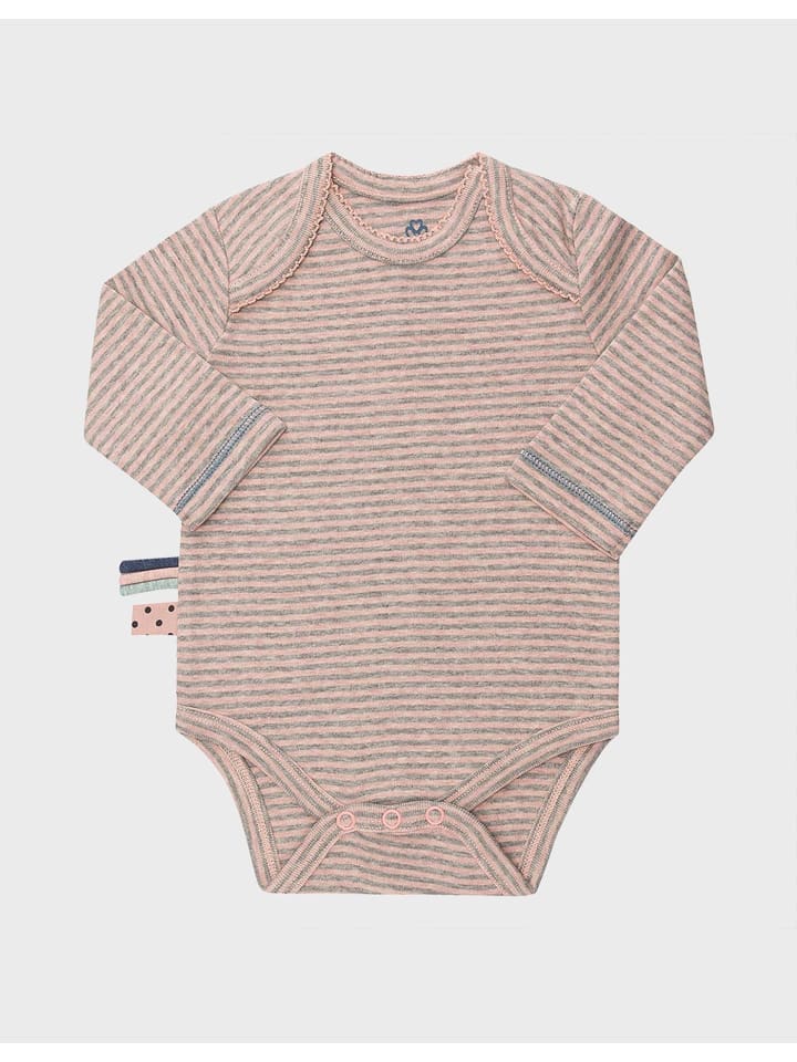 OrganicEra Детский боди с длинными рукавами, розово-меланжевого цвета
OrganicEra Детский боди с длинными рукавами, розово-меланжевого цвета