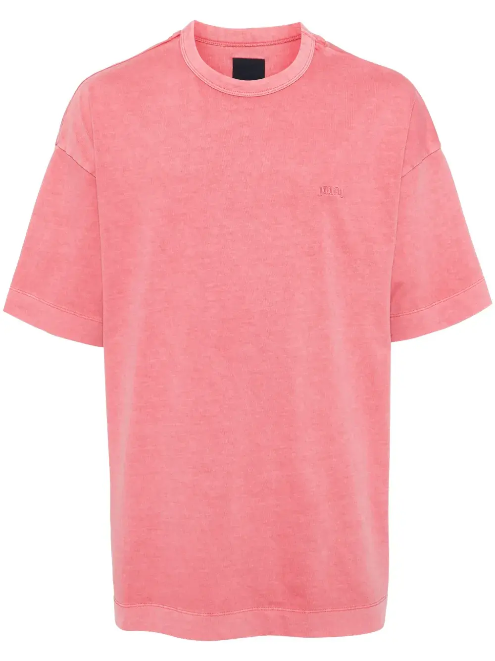 Футболка с вышитым логотипом Juun.J, розовый
Футболка с вышитым логотипом Juun.J, розовый