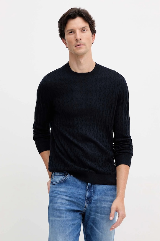 Свитер из смесовой шерсти Armani Exchange, темно-синий
Свитер из смесовой шерсти Armani Exchange, темно-синий