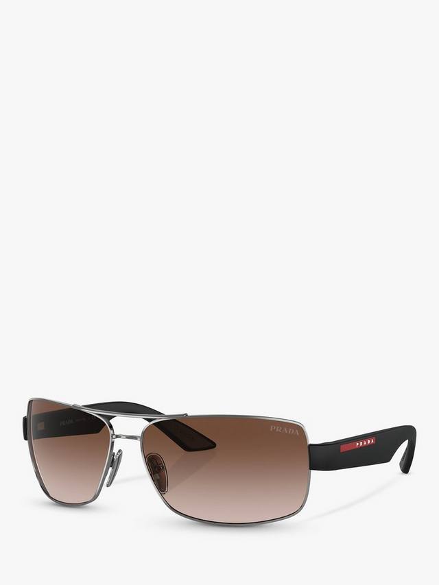 Мужские прямоугольные солнцезащитные очки ps 50zs Prada, цвет Gunmetal/Brown Gradient
Мужские прямоугольные солнцезащитные очки ps 50zs Prada, цвет Gunmetal/Brown Gradient