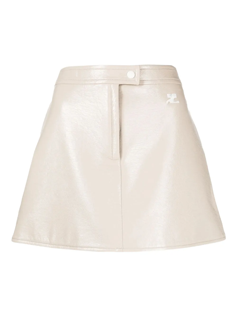 Мини-юбка с логотипом Courrèges, нейтральный
Мини-юбка с логотипом Courrèges, нейтральный