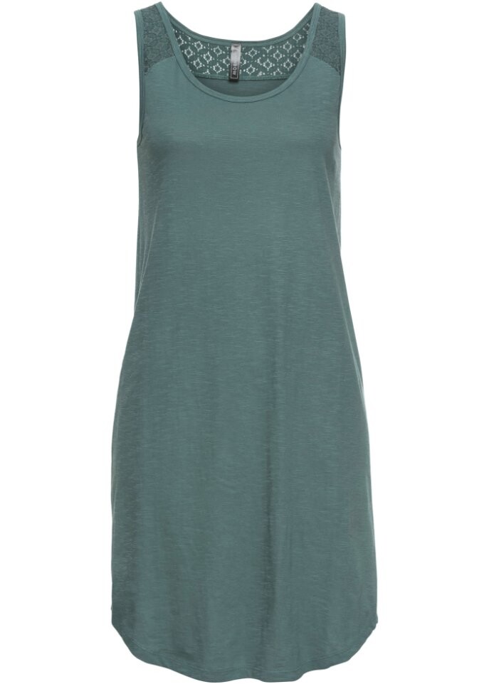 Платье-рубашка с кружевом Rainbow, зеленый
Платье-рубашка с кружевом Rainbow, зеленый