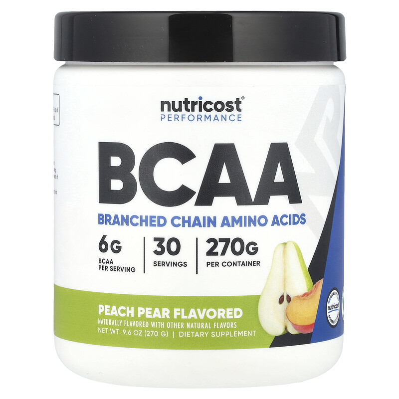 Nutricost, Performance, BCAA, персиковая груша, 270 г (9,6 унции)
Nutricost, Performance, BCAA, персиковая груша, 270 г (9,6 унции)