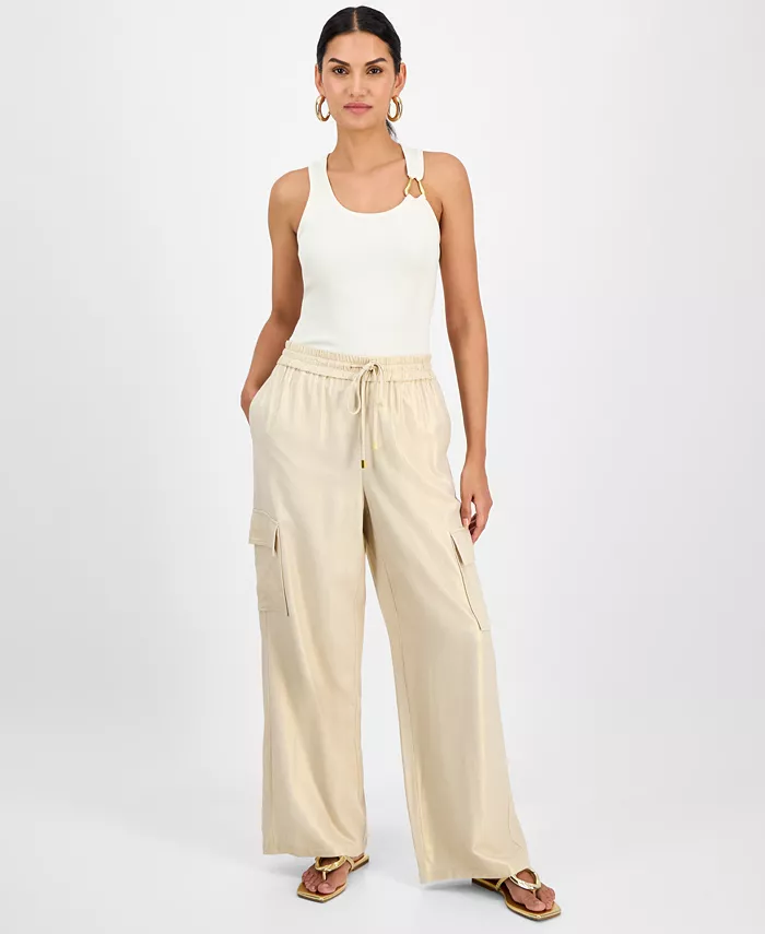 Женские карго-брюки с кулиской I.N.C. International Concepts, коричневый/бежевый
Женские карго-брюки с кулиской I.N.C. International Concepts, коричневый/бежевый