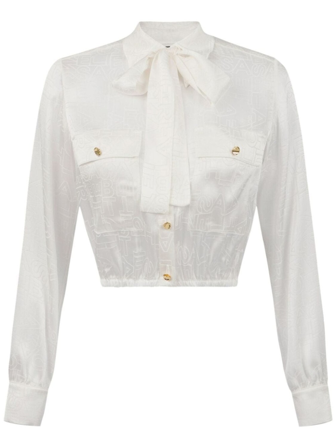 Elisabetta Franchi укороченная жаккардовая блузка, нейтральный цвет
Elisabetta Franchi укороченная жаккардовая блузка, нейтральный цвет