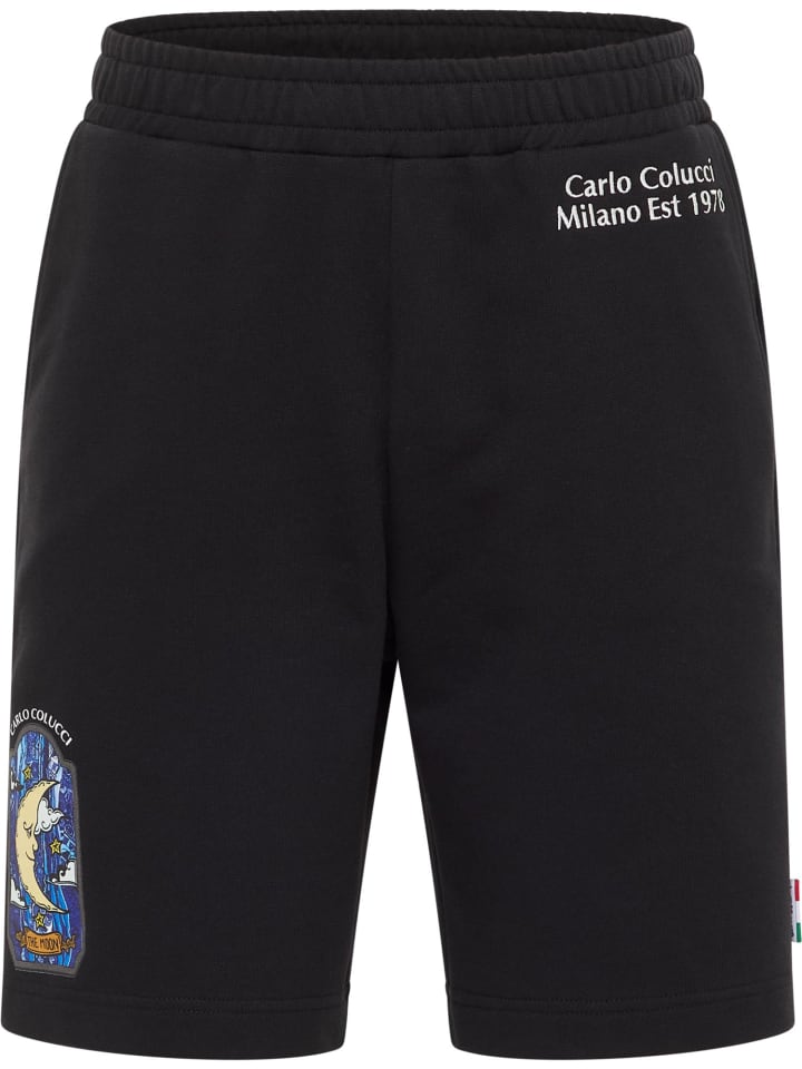 Тканевые шорты Carlo Colucci, черный
Тканевые шорты Carlo Colucci, черный