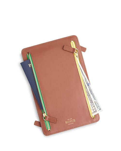 Кожаный дорожный чехол-органайзер с блокировкой RFID и четырьмя молниями ROYCE New York, цвет Tan/Beige
Кожаный дорожный чехол-органайзер с блокировкой RFID и четырьмя молниями ROYCE New York, цвет Tan/Beige