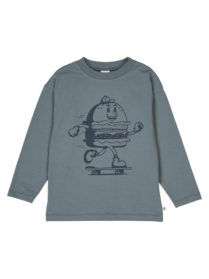 Рубашка с длинными рукавами в цвете штормовой синяя müsli
Рубашка с длинными рукавами в цвете штормовой синяя müsli