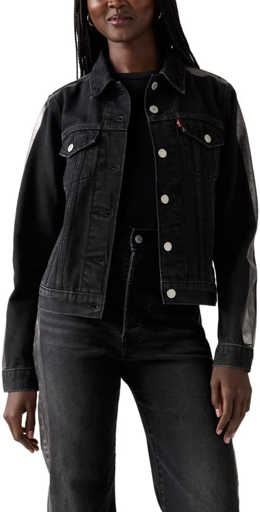 Levi's Женская классическая куртка Trucker (также доступна в размерах Plus), (New) Let Me Shimmer (Non Stretch)
Levi's Женская классическая куртка Trucker (также доступна в размерах Plus), (New) Let Me Shimmer (Non Stretch)