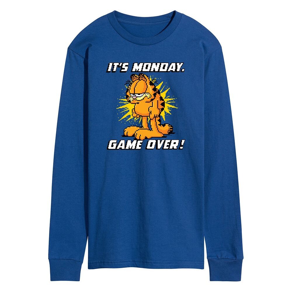 Мужская футболка с длинными рукавами и рисунком Garfield It’s Monday Licensed Character, синий
Мужская футболка с длинными рукавами и рисунком Garfield It’s Monday Licensed Character, синий