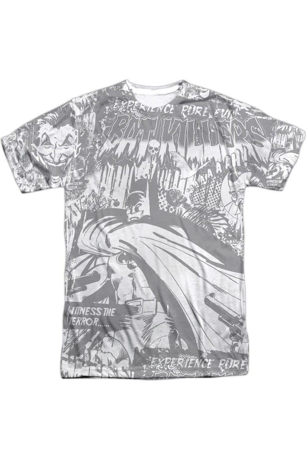 Футболка с коротким рукавом Batman Bat Killers для взрослых, 100% полиэстер Gildan, белый
Футболка с коротким рукавом Batman Bat Killers для взрослых, 100% полиэстер Gildan, белый