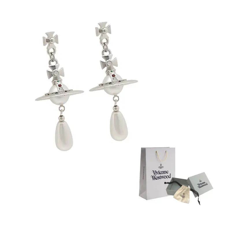 Vivienne Westwood Orb Crystal украшенные серьги-подвески
Vivienne Westwood Orb Crystal украшенные серьги-подвески