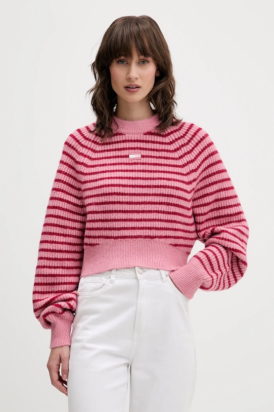 Свитер из смесовой шерсти Tommy Jeans, розовый
Свитер из смесовой шерсти Tommy Jeans, розовый