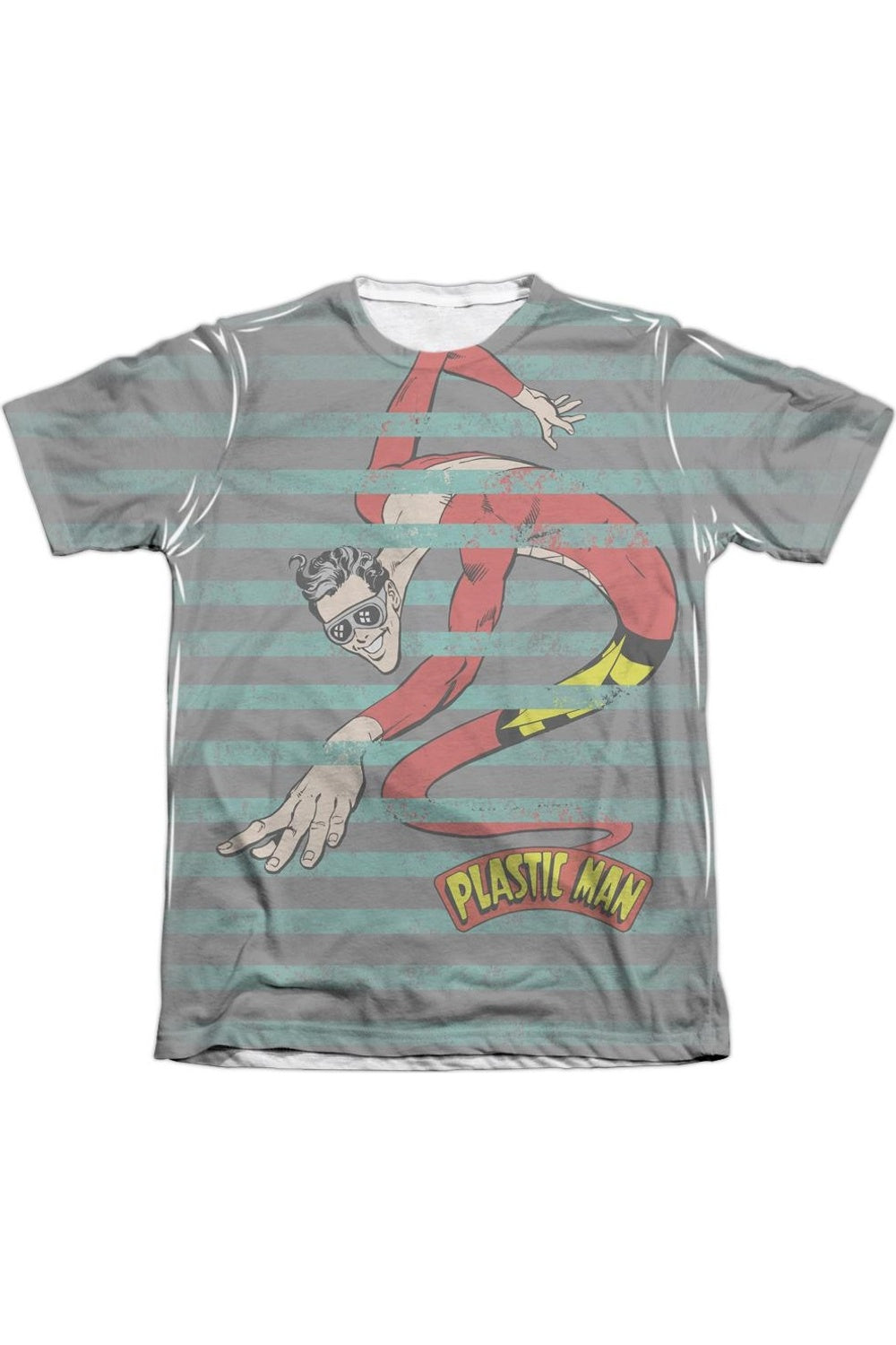 Футболка с коротким рукавом из полиэстера/хлопка с принтом DC Comics Plastic Stripes для взрослых Gildan, белый
Футболка с коротким рукавом из полиэстера/хлопка с принтом DC Comics Plastic Stripes для взрослых Gildan, белый