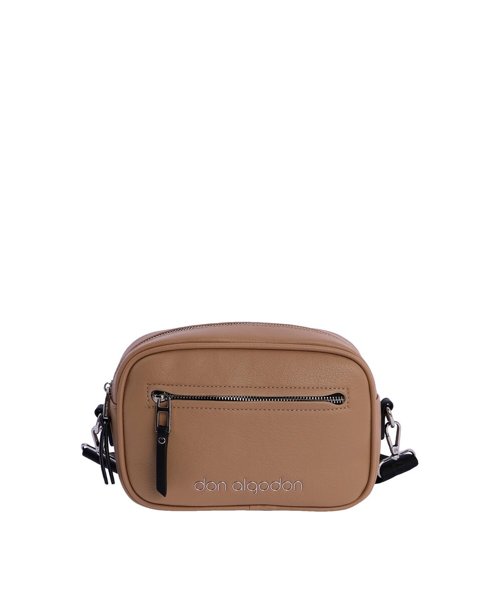 Бежевая женская сумка через плечо на молнии Don Algodón, бежевый
Бежевая женская сумка через плечо на молнии Don Algodón, бежевый
