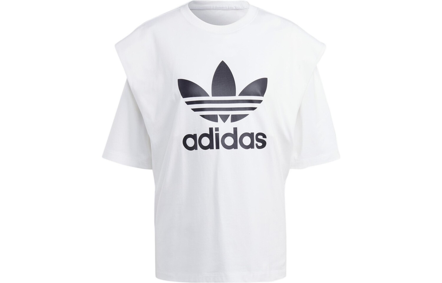 Футболка с логотипом и многослойным принтом Adidas 
Футболка с логотипом и многослойным принтом Adidas