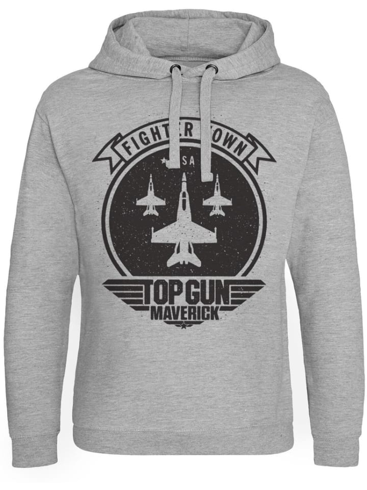 Толстовка серого цвета TOP GUN
Толстовка серого цвета TOP GUN