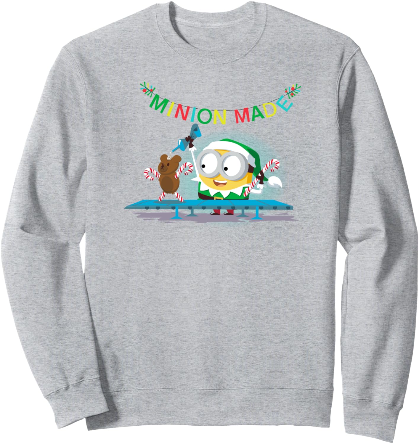 Рождественская толстовка с изображением миньона (2D) Minions, серый
Рождественская толстовка с изображением миньона (2D) Minions, серый