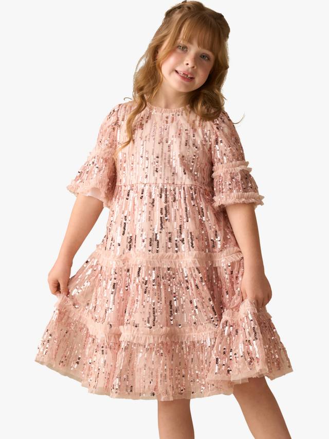 Детское платье с пайетками и короткими рукавами Angel & Rocket
Детское платье с пайетками и короткими рукавами Angel & Rocket