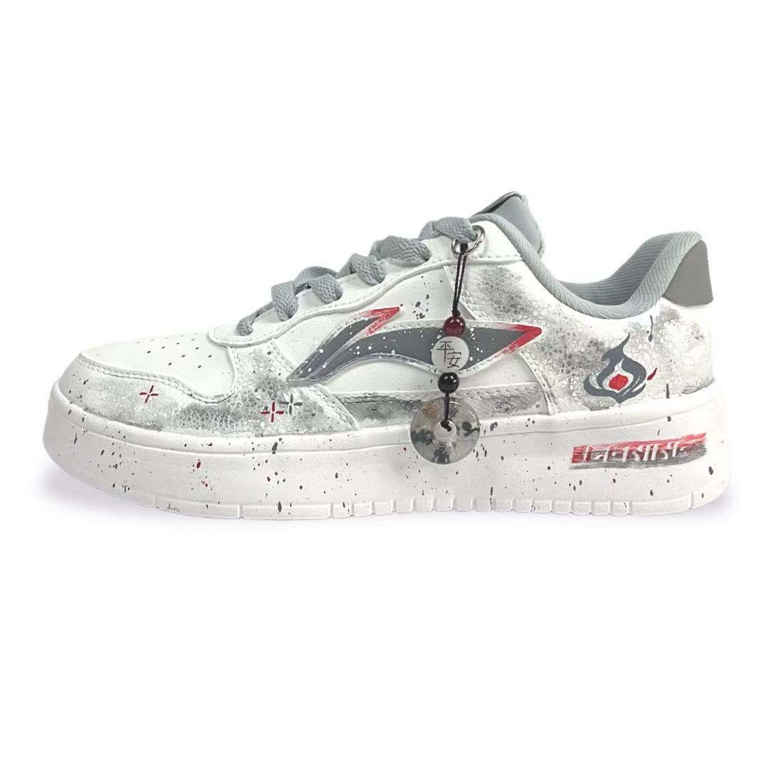 LINING Кроссовки для скейтборда Pontoon Boats с противоскользящей амортизацией и износостойкостью, низкие, мужские, белые
LINING Кроссовки для скейтборда Pontoon Boats с противоскользящей амортизацией и износостойкостью, низкие, мужские, белые