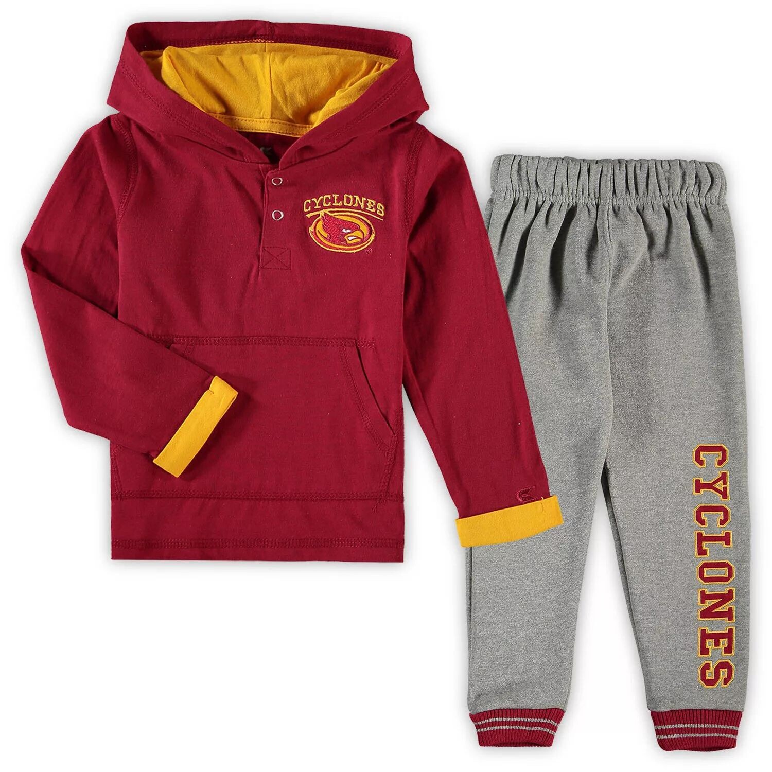Комплект с капюшоном и спортивными штанами для малышей Colosseum Cardinal/Heathered Grey Iowa State Cyclones Poppies Colosseum
Комплект с капюшоном и спортивными штанами для малышей Colosseum Cardinal/Heathered Grey Iowa State Cyclones Poppies Colosseum