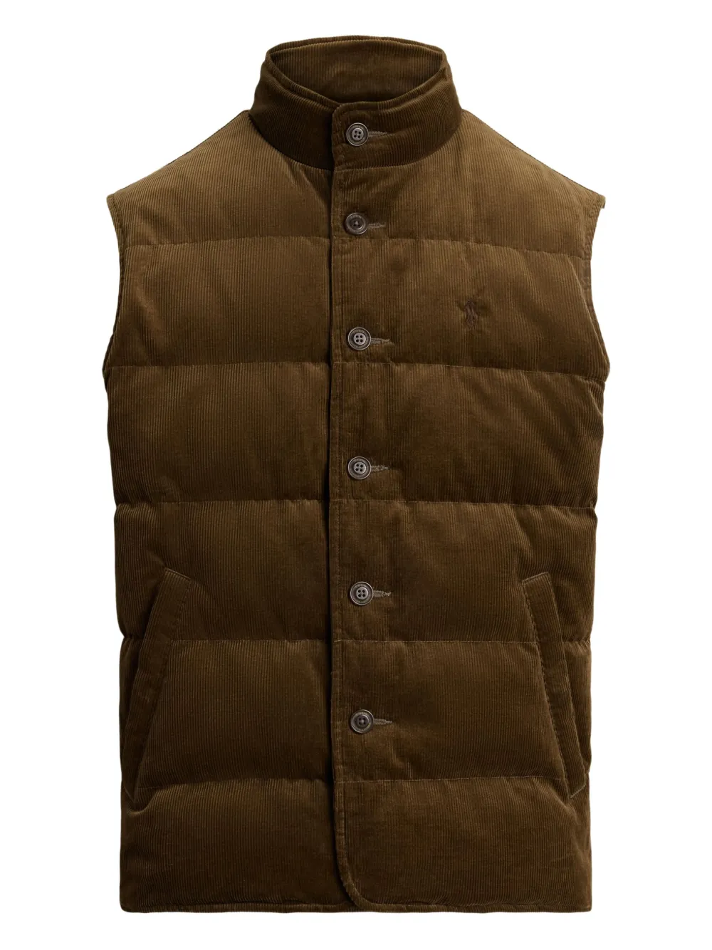 Дутый жилет с вышитым логотипом POLO RALPH LAUREN, коричневый
Дутый жилет с вышитым логотипом POLO RALPH LAUREN, коричневый