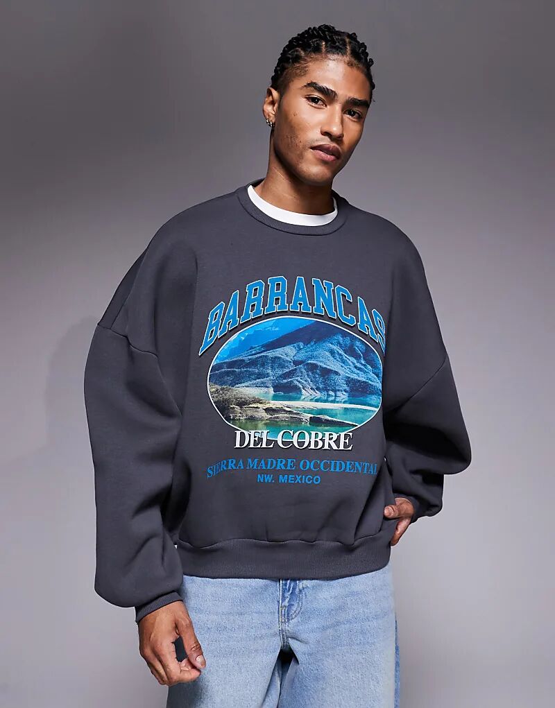 Толстовка ASOS DESIGN экстремально большого размера с принтом в угольных тонах
Толстовка ASOS DESIGN экстремально большого размера с принтом в угольных тонах