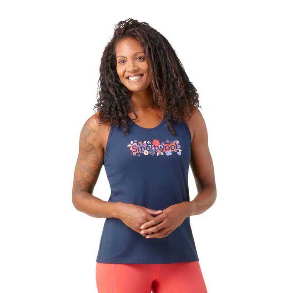 Футболка без рукавов Smartwool Floral Meadow Graphic, синий
Футболка без рукавов Smartwool Floral Meadow Graphic, синий