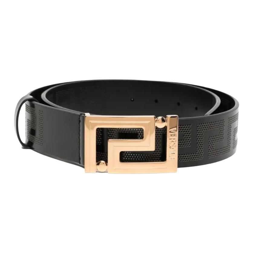 VERSACE Кожаный ремень из телячьей кожи мужской черный ширина 4 см
VERSACE Кожаный ремень из телячьей кожи мужской черный ширина 4 см